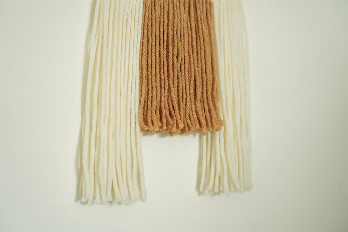 Yellow Brown Tassel Wall Hanging