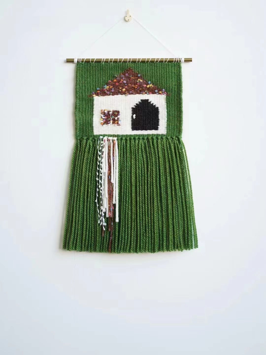 green tassel Wall Hanging